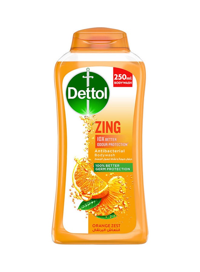 Dettol - Antibacterial Shower Gel and Body Wash with Orange Zest 250ml - Image 1