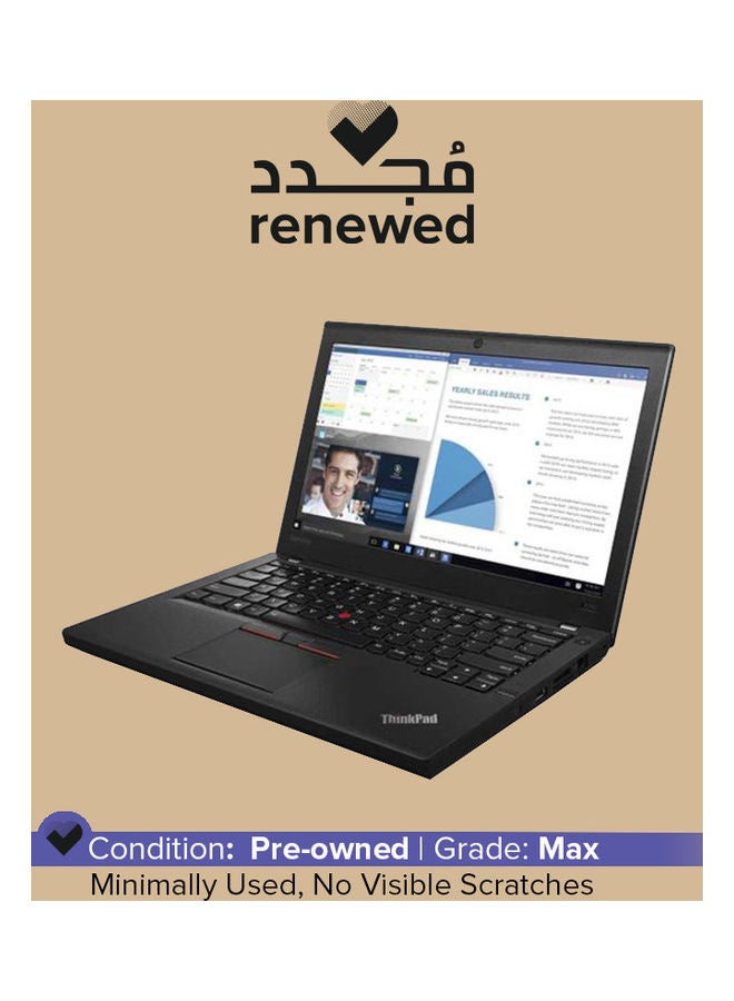 Lenovo - Renewed - Thinkpad x260 (2016) Laptop With 12.5-Inch Display, Intel Core i5 Processor/6th Gen/8GB RAM/128SSD/Intel HD Graphics Black English Black - Image 1