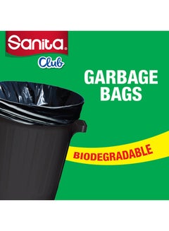 Sanita Garbage Bags 55 Gallons 15 Bags X-Large Pack of 2 Black  - Image 4