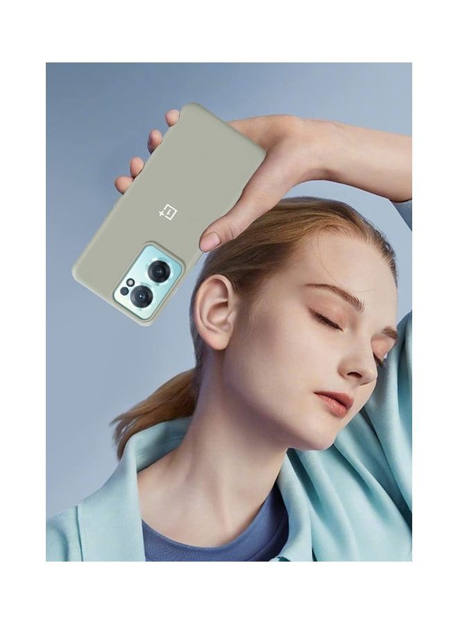 MARGOUN OnePlus Nord CE 2 Silicone Liquid Case Soft Ultra Slim Shockproof Full Body Protection Cover 6.43inch Grey - Image 4