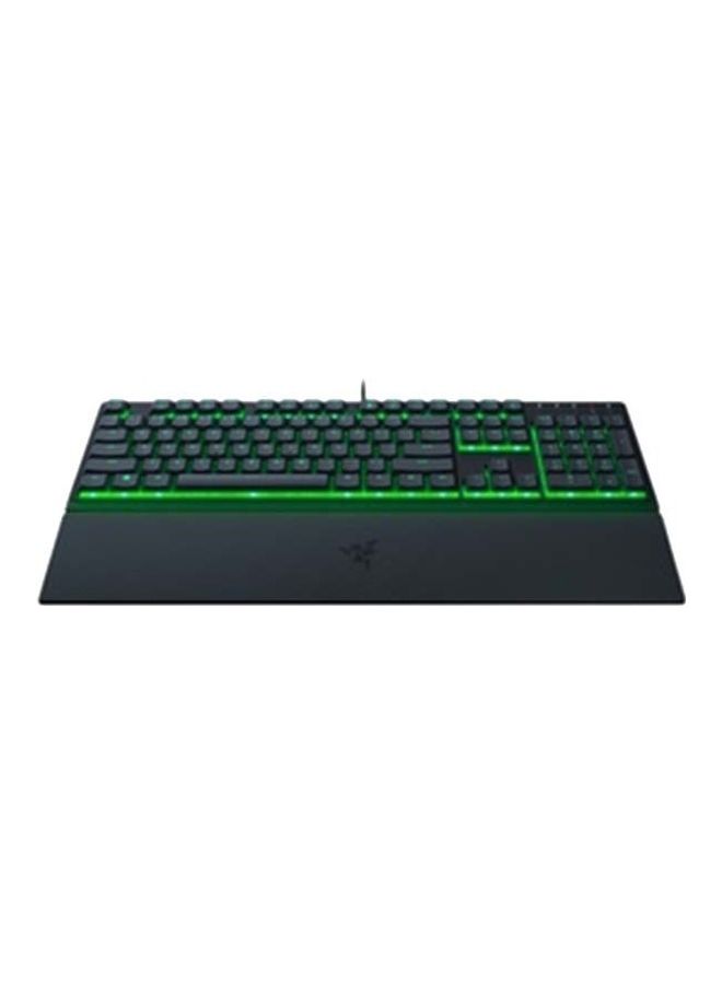RAZER - Razer Ornata V3 X Gaming Keyboard - US Layout, Low-Profile Keys, Silent Membrane Switches, UV-Coated Keycaps, Spill Resistant, Chroma RGB Lighting, Ergonomic Wrist Rest - Classic Black - Image 1