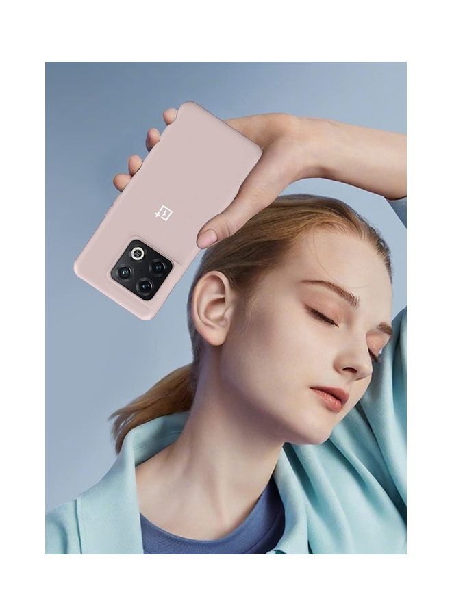 MARGOUN OnePlus 10 Pro Silicone Liquid Case Soft Ultra Slim Shockproof Full Body Protection Cover 6.7inch Pink Sand - Image 4