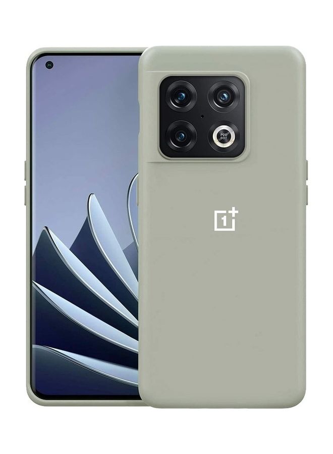 MARGOUN OnePlus 10 Pro Silicone Liquid Case Soft Ultra Slim Shockproof Full Body Protection Cover 6.7inch Grey - Image 1