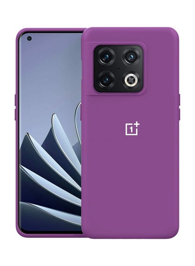 MARGOUN OnePlus 10 Pro Silicone Liquid Case Soft Ultra Slim Shockproof Full Body Protection Cover 6.7inch Purple  - Image 1