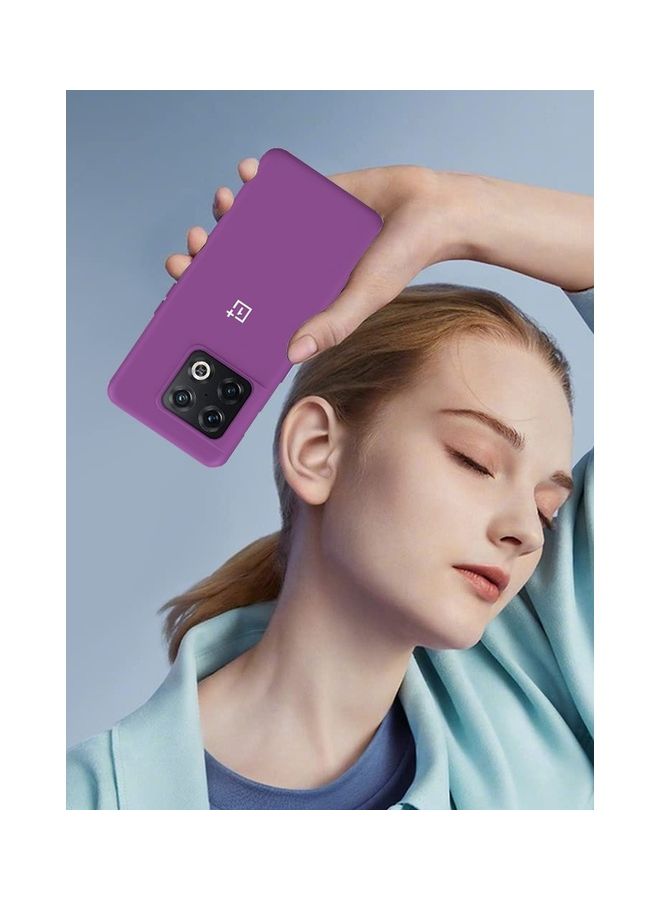 MARGOUN OnePlus 10 Pro Silicone Liquid Case Soft Ultra Slim Shockproof Full Body Protection Cover 6.7inch Purple  - Image 4