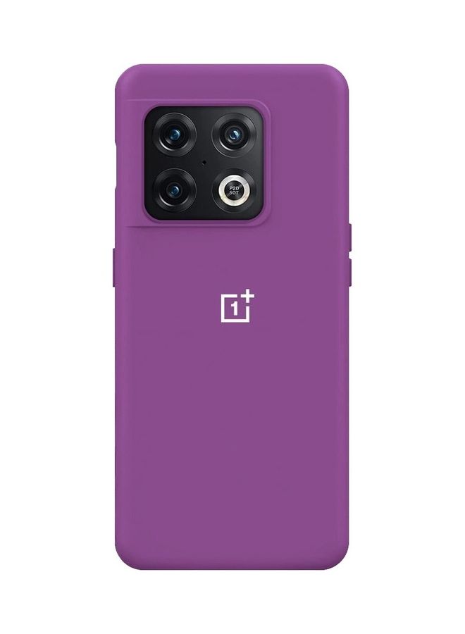 MARGOUN OnePlus 10 Pro Silicone Liquid Case Soft Ultra Slim Shockproof Full Body Protection Cover 6.7inch Purple  - Image 3