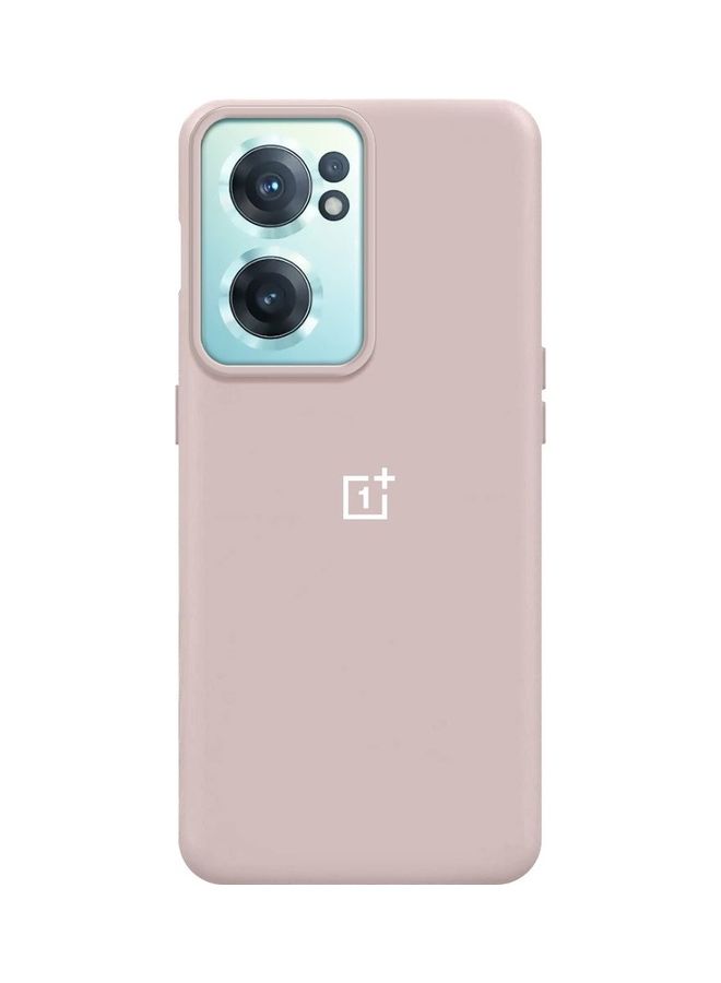 MARGOUN OnePlus Nord CE 2 Silicone Liquid Case Soft Ultra Slim Shockproof Full Body Protection Cover 6.43inch Pink Sand - Image 3