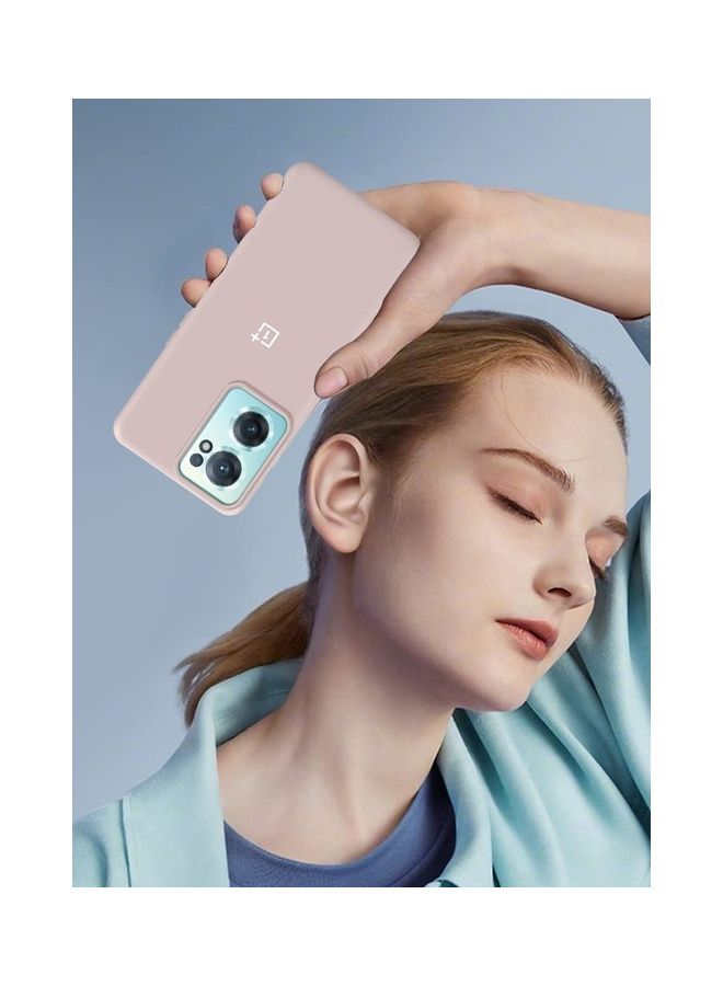 MARGOUN OnePlus Nord CE 2 Silicone Liquid Case Soft Ultra Slim Shockproof Full Body Protection Cover 6.43inch Pink Sand - Image 4