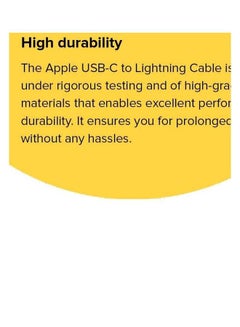 Apple USB-C To Lightning Cable White  - Image 3