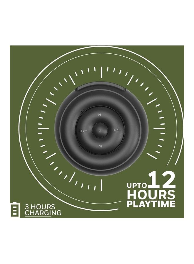 هوني ويل مكبر صوت موكسي V200 خفيف الوزن ومحمول وباتصال لاسلكي بخاصية البلوتوث 5.0 وتقنية TWS ووقت تشغيل يصل إلى 12 ساعة أخضر زيتوني - Image 4