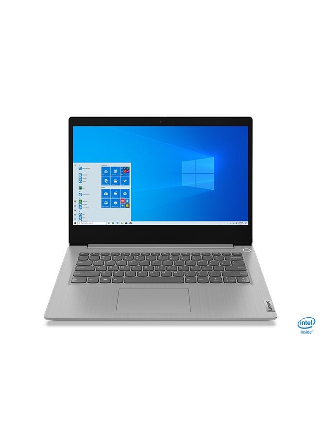 Lenovo IdeaPad 3 14IGL05 Laptop With 14-Inch Display,Celeron N4020 Processer/4GB RAM/256SSD/Intel UHD Graphics/DOS(Without Windows) English Platinum Grey  - Image 1