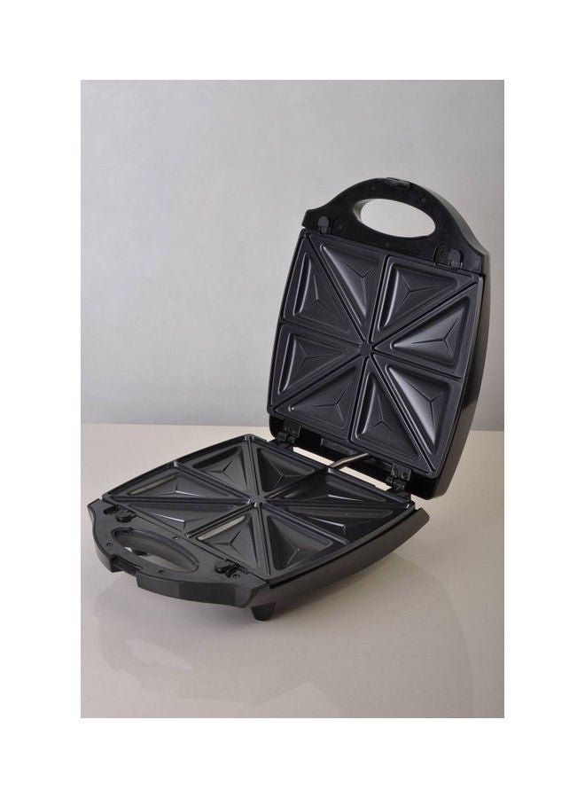 ديسيني جهاز تحضير الساندويتش 3 في 1 من 4 أطباق قابلة للفصل 1400.0 W 4slice-3in1 أسود/ فضي - Image 2