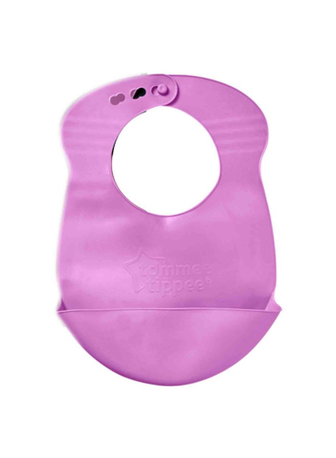 tommee tippee Roll And Go Bib - Purple - Image 2