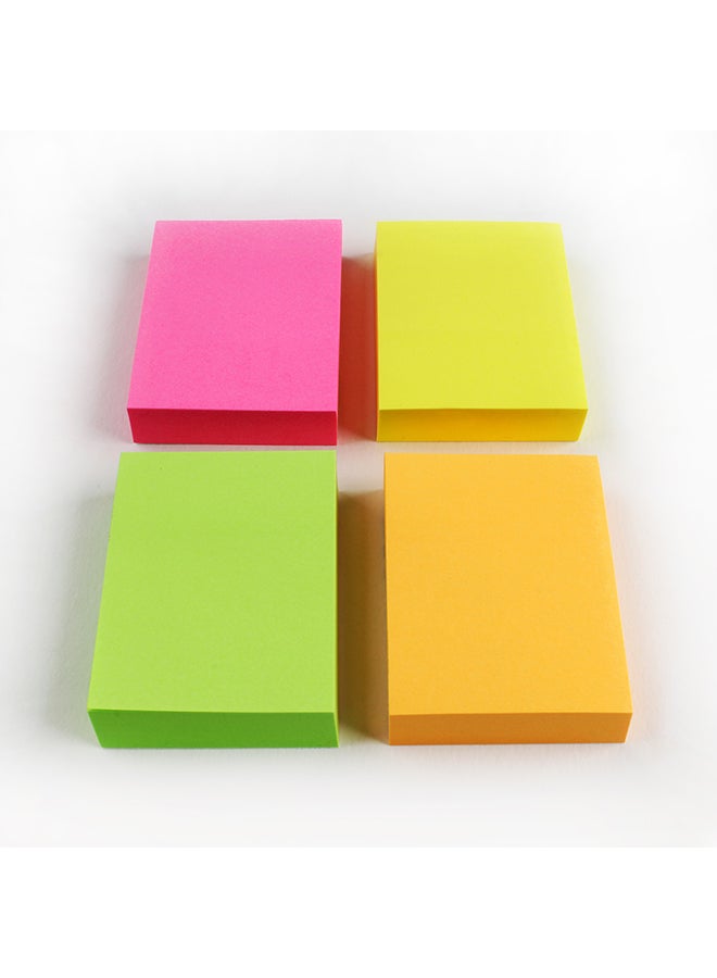 4x100 Sheets 37.5X50 mm Sticky Notes Y04-4K Yellow/Green/Magenta - v1656934750/N45891359A_2