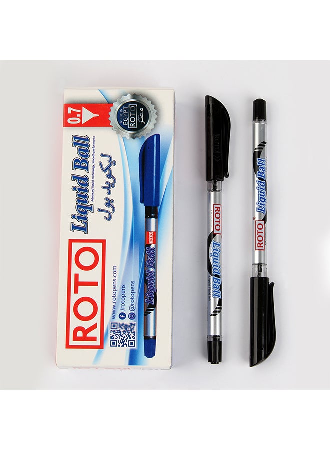 Roto Ballpoint Pen 12 pcs Black - Image 1