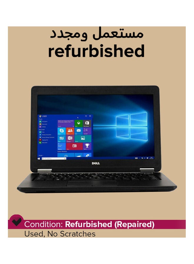 DELL - Refurbished - Latitude 7250 (2015) Laptop With 13-Inch Display, Intel Core i3 Processor/5th Gen/4GB RAM/128GB SSD/Intel HD Graphics Black English Black - Image 1