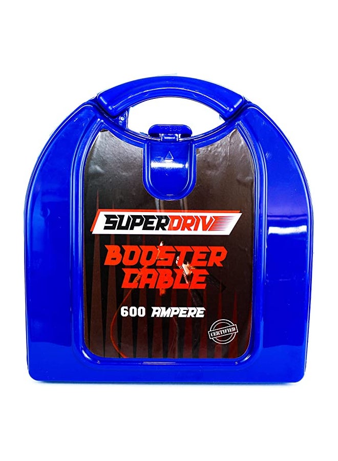 Generic Superdrive 600Amp Jumper Cables For Car Battery, Heavy Duty Automotive Booster Cables For Jump Starting Dead Or Weak Batteries With Carrying Bag Included  - Image 1