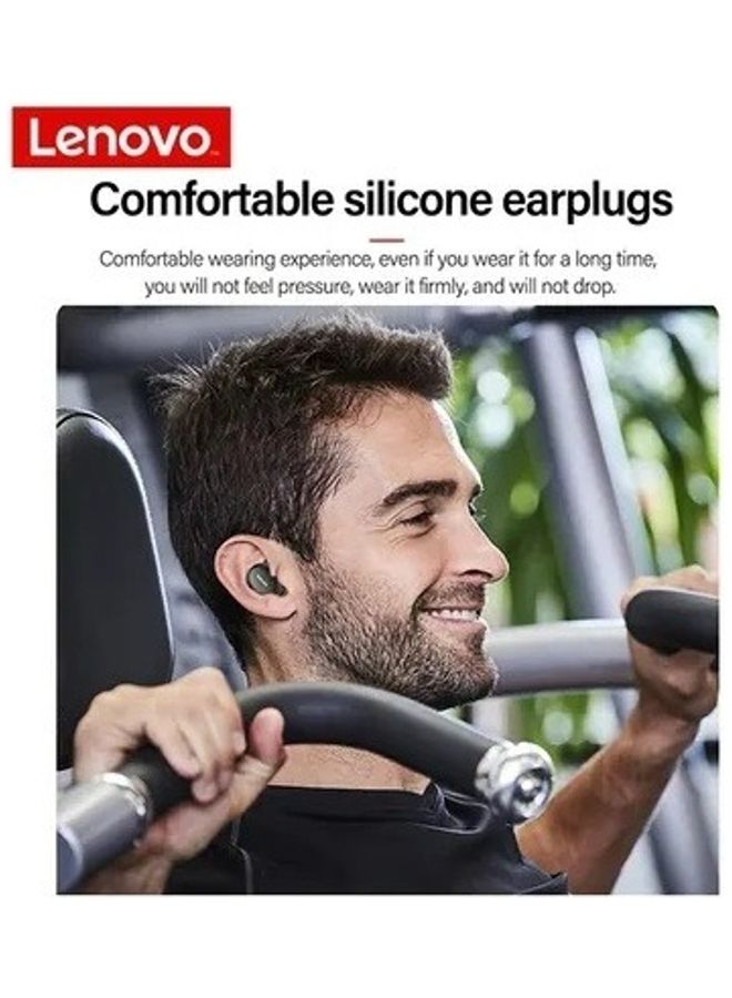 Lenovo - H301 Bluetooth 5.0 TWS In-Ear Earbuds With Charging Case White - Image 1