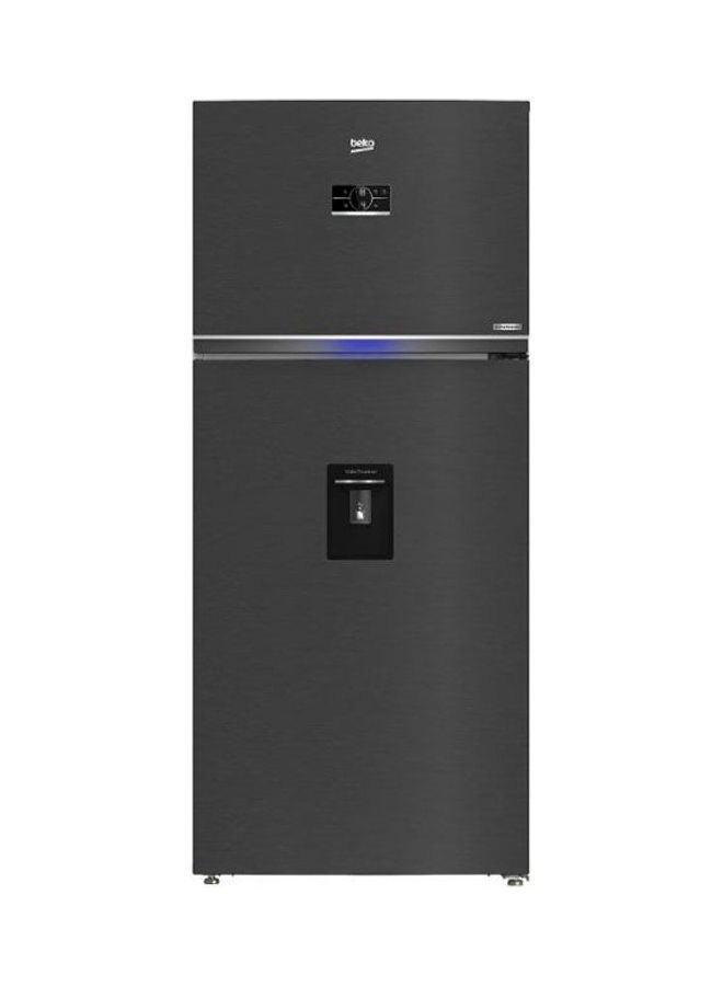 Freestanding Digital Refrigerator - No Frost - Dispenser 2 Doors- Stainless Steel RDNE650E60ZXR Dark Grey