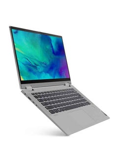 IdeaPad Flex 5 14ALC05 Convertible 2-In-1 Laptop With 14-Inch FHD (1920x1080) Touch Screen Display, AMD Ryzen 7 5700U Processor/16GB RAM/512GB SSD/Windows 10/AMD Radeon Graphics English/Arabic Platinum Grey - v1656942695/N52203384A_3