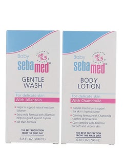 Sebamed Baby Gentle Wash And Baby Body Lotion  - Image 1
