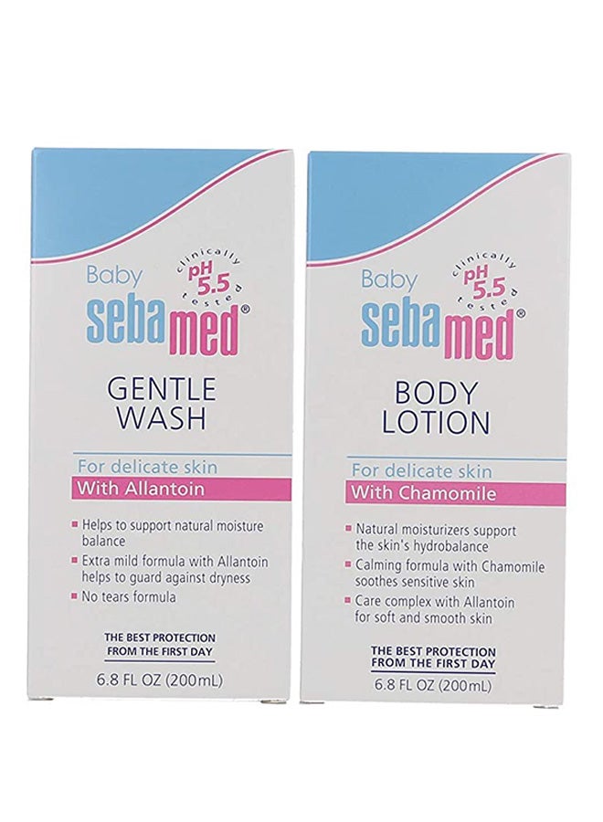 Sebamed Baby Gentle Wash And Baby Body Lotion  - Image 1