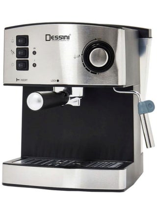 ماكينة صنع الإسبريسو بضغط 15 باراً طراز 444 1.6 L 850.0 W espressomaker444 أسود/ فضي - v1656948651/N53335406A_1