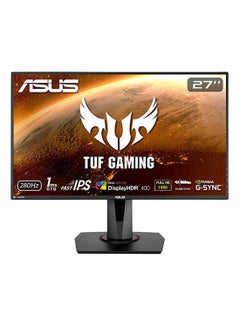 شاشة ألعاب TUF GAMING مقاس 27 بوصة VG279QM FHD 1920X1080 IPS 280HZ 1MS HDR400 FREESYNC/G-SYNC متوافقة مع الألعاب