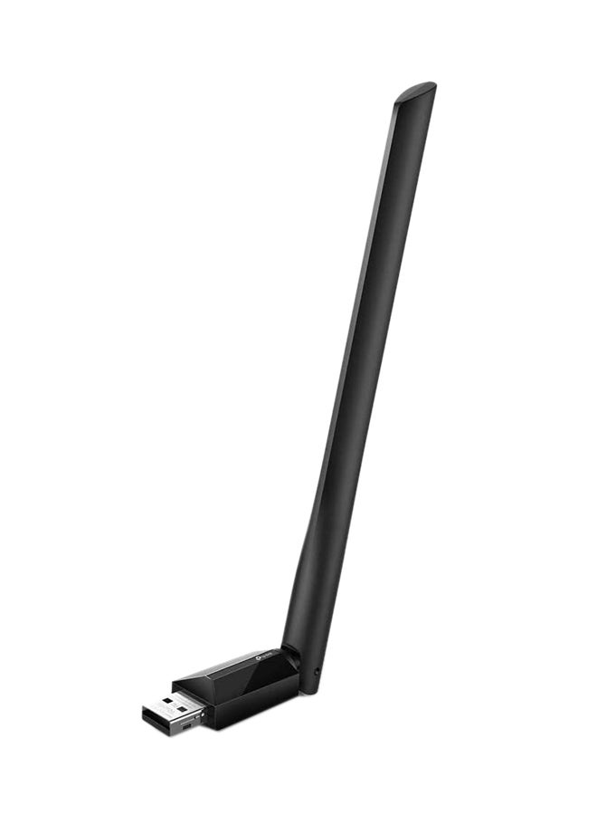 TP-LINK - Archer T2U Plus AC600 High Gain Wireless Dual Band USB Adapter Black - Image 1