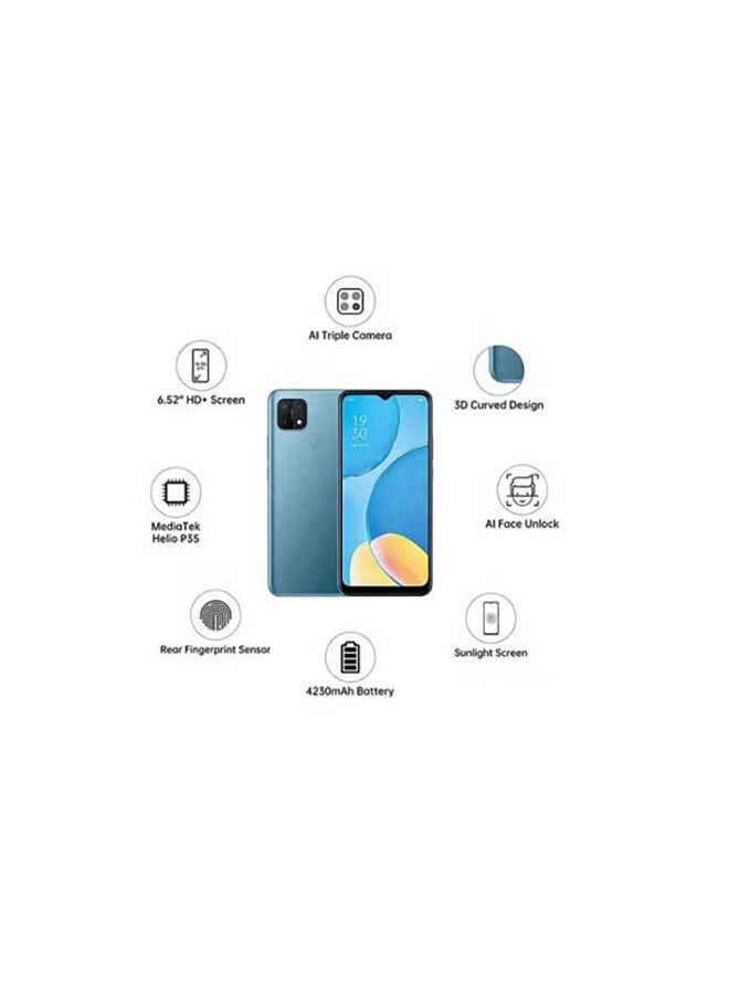 OPPO - A15S Dual SIM Mystery Blue 6GB RAM 128GB 4G LTE - International Version - Image 1