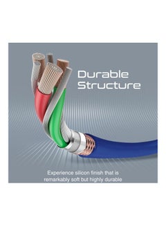 PROMATE iPhone 15 Cable, 20W Power Delivery USB-C To Apple Lightning Connector Cable 1.2M Blue Blue  - Image 4