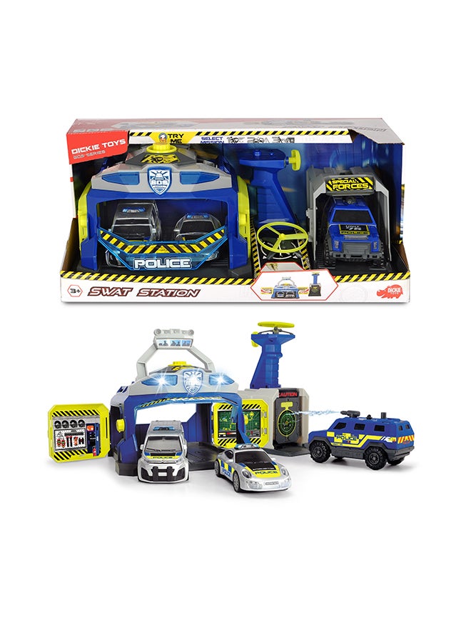 Dickie Swat Station With Cars And Drone Launcher Playset  - Image 2