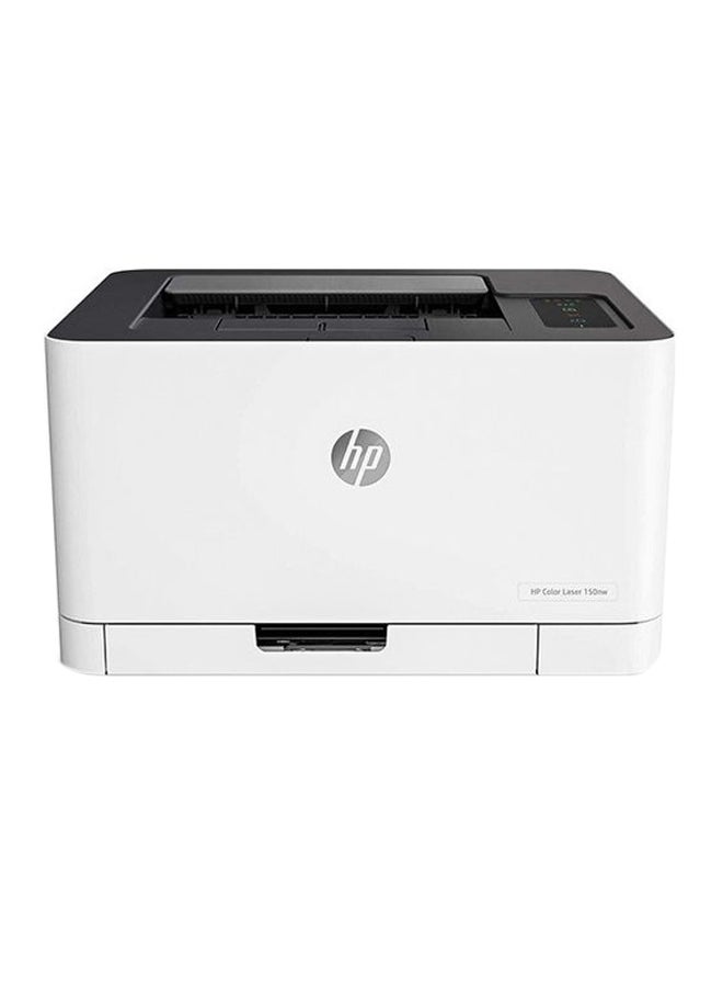 HP - Color Laser 150nw Printer White - Image 1