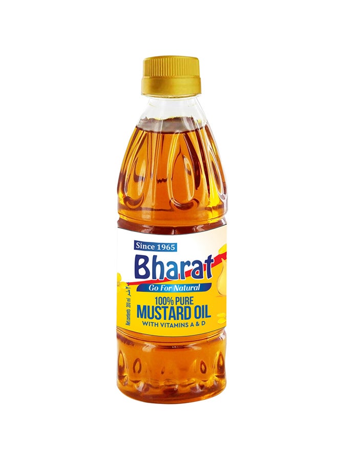 Bharat Pure Mustard Oil 200ml - Image 1