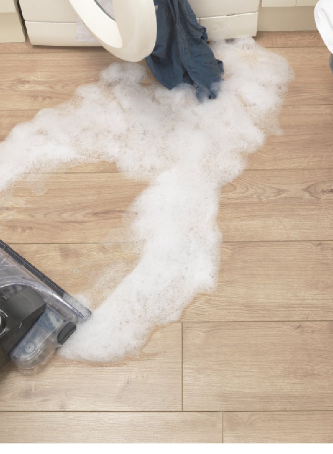 HOOVER - Platinum Power Max Carpet Washer & Hard Floor Cleaner, 360° Counter-Rotating XL Aqua Spin Brush and Spins Scub Technology, For Home, Office, Majlis and More - 3.5 L 1200 W CWKTH012 Black - Image 1