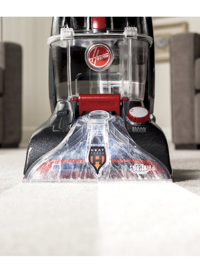 HOOVER - Platinum Power Max Carpet Washer & Hard Floor Cleaner, 360° Counter-Rotating XL Aqua Spin Brush and Spins Scub Technology, For Home, Office, Majlis and More - 3.5 L 1200 W CWKTH012 Black - Image 1