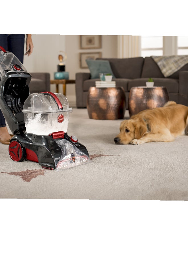 HOOVER - Elite Carpet Washer Vacuum Cleaner 3.5 L 1200 W CWGDH012 Black/Red/Clear - Image 1