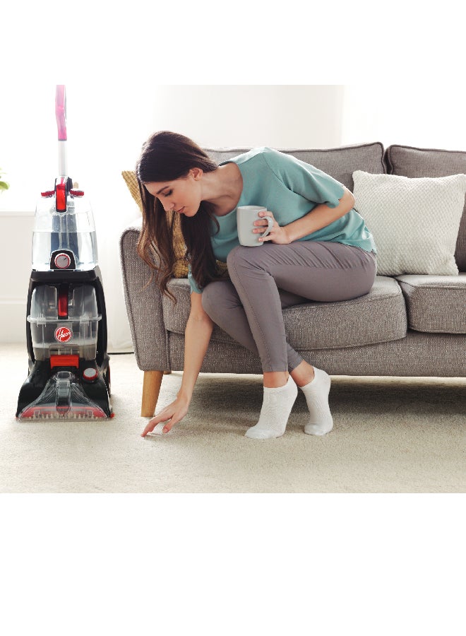 HOOVER - Elite Carpet Washer Vacuum Cleaner 3.5 L 1200 W CWGDH012 Black/Red/Clear - Image 1