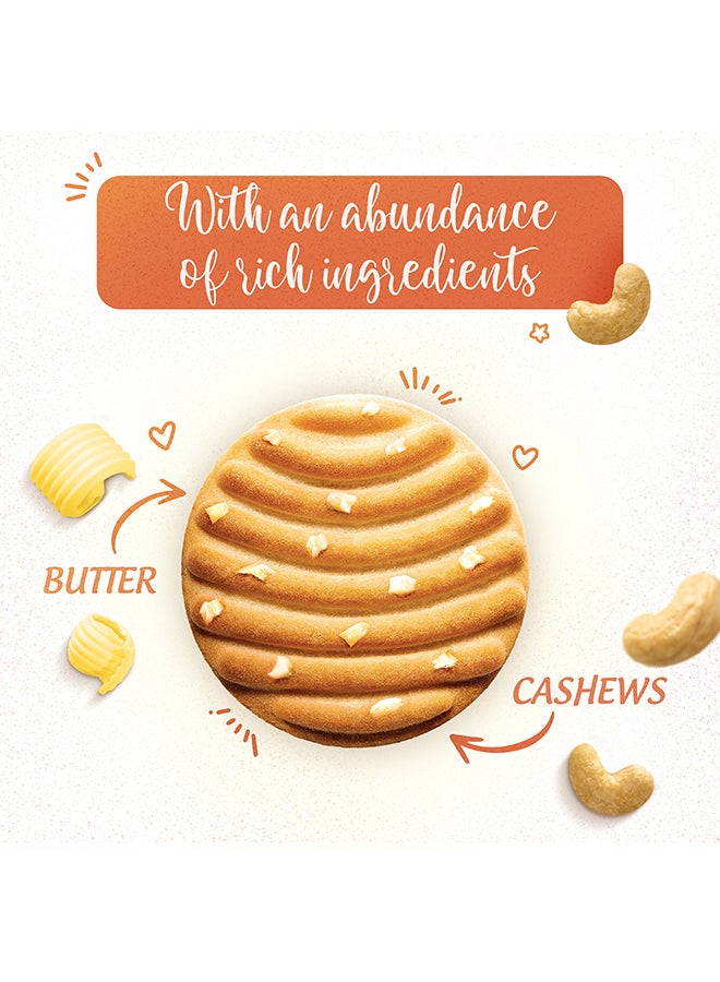 Britannia Cashew Cookies 72grams Pack of 8  - Image 3
