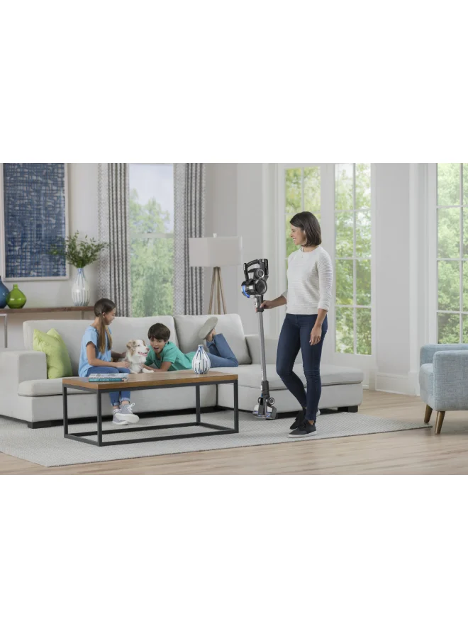 HOOVER Onepwr Blade Max Cordless Vacuum Cleaner Machine, Up To 40 min Runtime, 3 Stage Filtration, Helix Technology, Wall Mount, Upholstery & Motorized Pet Tool 0.6 L 1200 W CLSV-B4ME Black