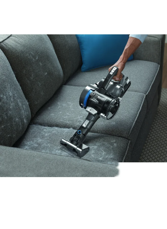 HOOVER Onepwr Blade Max Cordless Vacuum Cleaner Machine, Up To 40 min Runtime, 3 Stage Filtration, Helix Technology, Wall Mount, Upholstery & Motorized Pet Tool 0.6 L 1200 W CLSV-B4ME Black