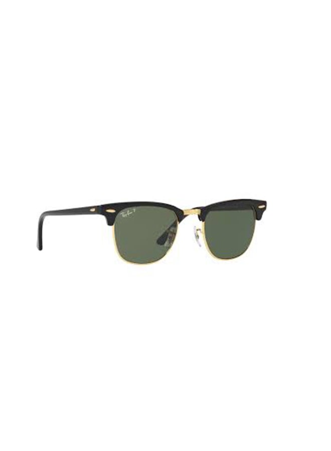 Ray-Ban Men's Polarized Clubmaster Sunglasses - RB3016 - Lens Size: 51 mm - Black  - Image 4