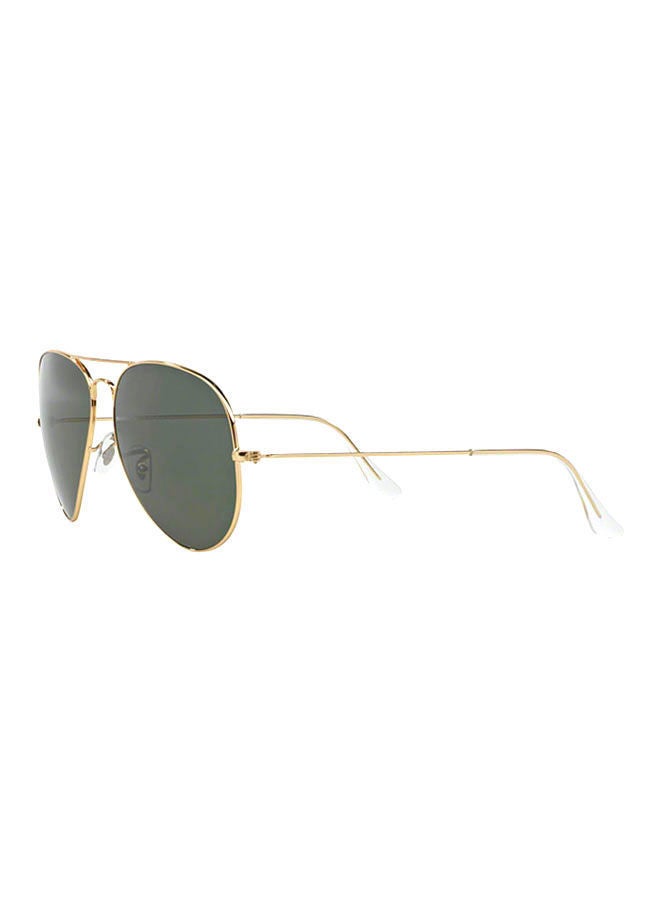 Ray-Ban Men's Polarized Aviator Sunglasses - 0RB302500162 - Lens Size: 62 mm - Gold - Image 3