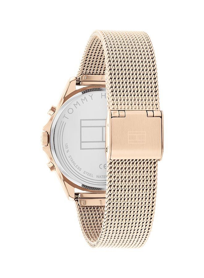 TOMMY HILFIGER - Women's Quinn Carnation Gold Dial Watch - 1782486 - Image 1