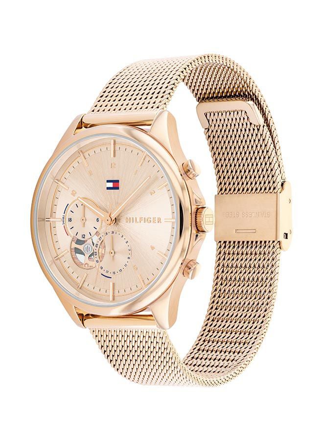 TOMMY HILFIGER - Women's Quinn Carnation Gold Dial Watch - 1782486 - Image 1