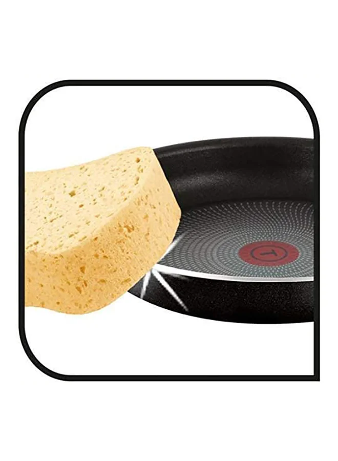 Tefal 12-Piece Super Cook Non Stick Aluminium Dishwasher Safe & Durable Premium Quality Cookware Set Includes 2 Fry Pans 22/24cm, Wok Pan 28cm, 3 Stew Pots With lids 22/24/28cm, Spatula, Spoon And Slotted Spoon Black 22,24,28,22,24,28cm Black 22,24,28,22,24,28cm