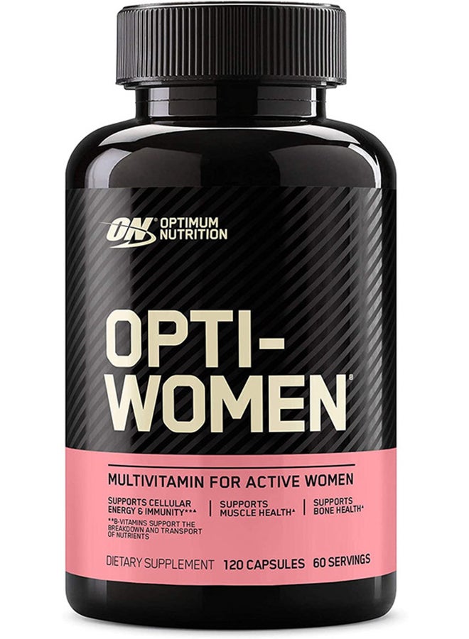 Optimum Nutrition Opti-Women Dietary Supplement Capsules -120 Capsules  - Image 1