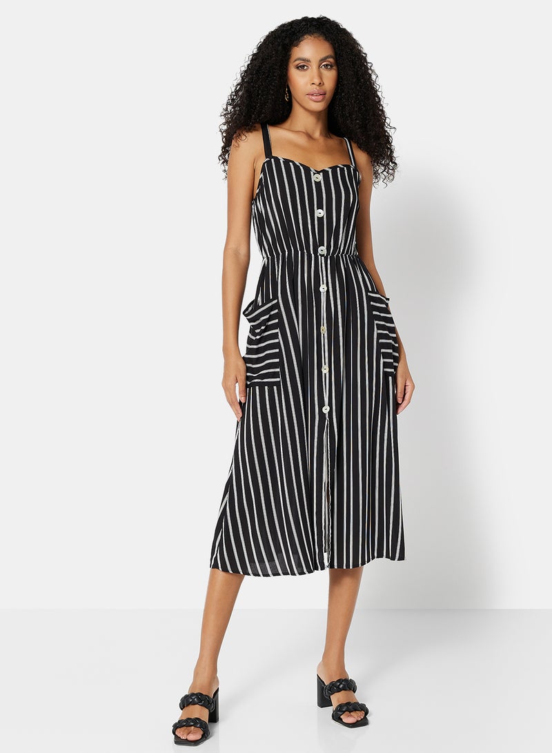 Striped Midi Dress Stripes - v1657092591/N48062827V_1