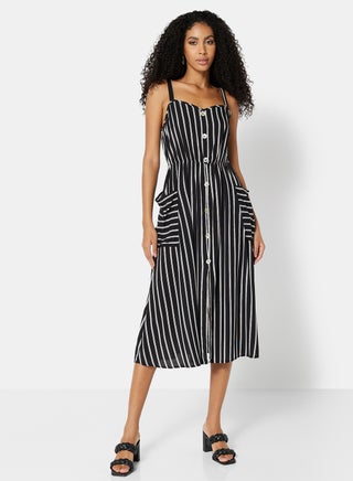 Striped Midi Dress Stripes