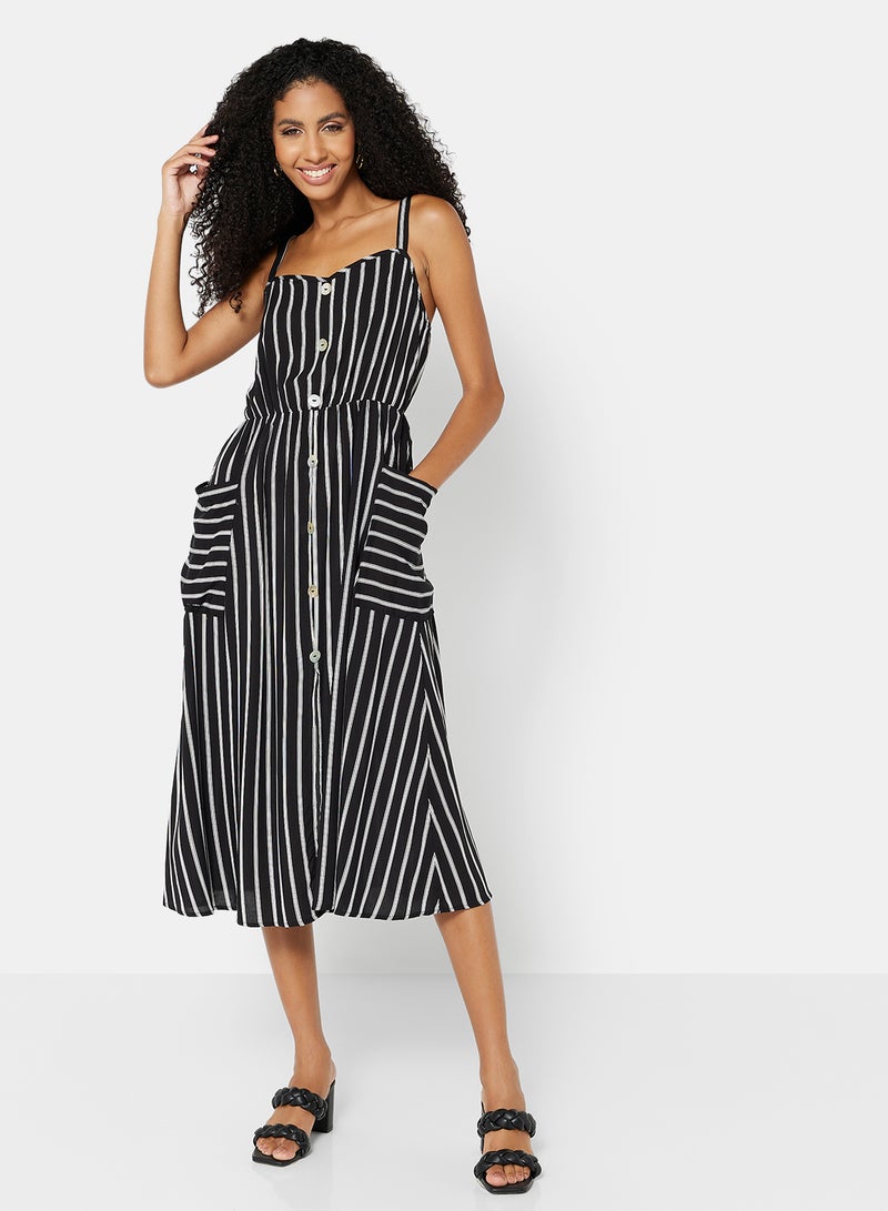 Striped Midi Dress Stripes - v1657092591/N48062827V_4